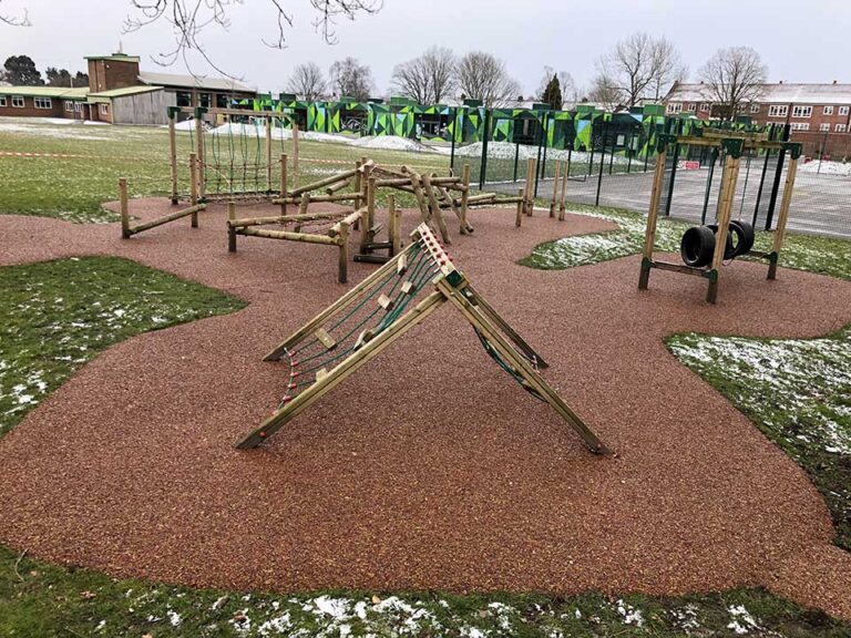 Bonded Rubber Mulch Playground Surfaces NPF Safety Surfaces