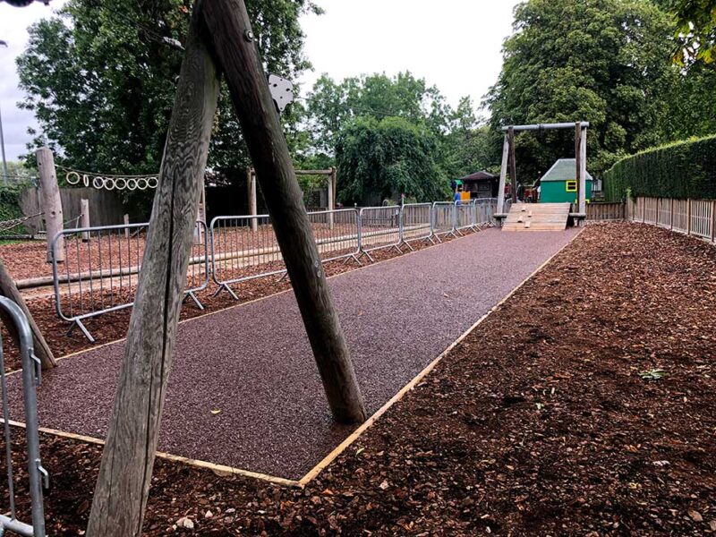 Bonded Rubber Mulch Playground Surfaces NPF Safety Surfaces