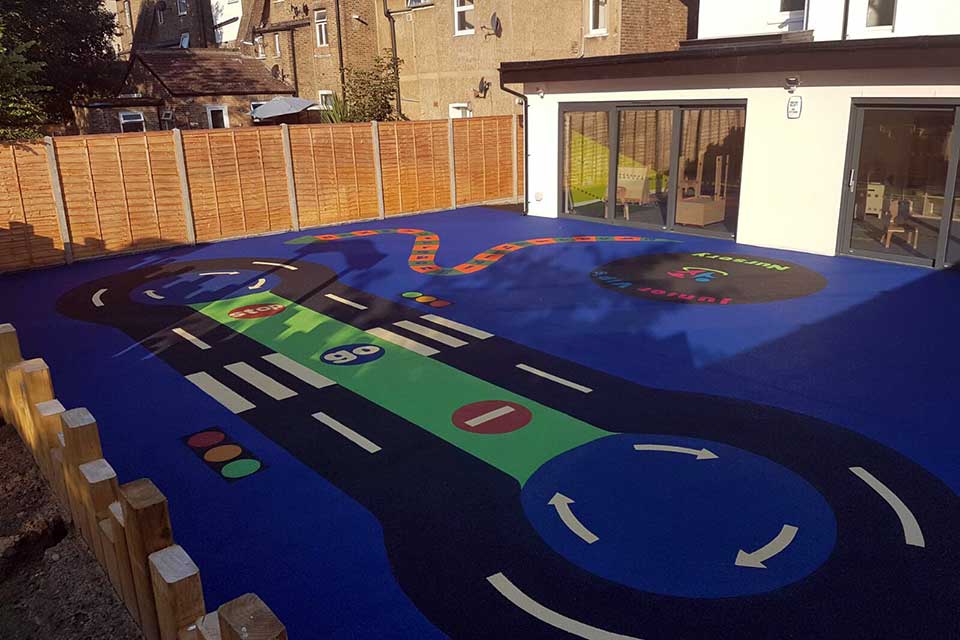 wet pour playground specialists manchester - NPF Safety Surfaces